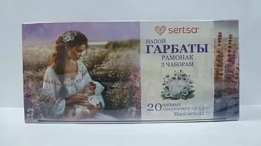 Напиток чайный Ромашка с чабрецом sertsa 1,2г ф/п №20