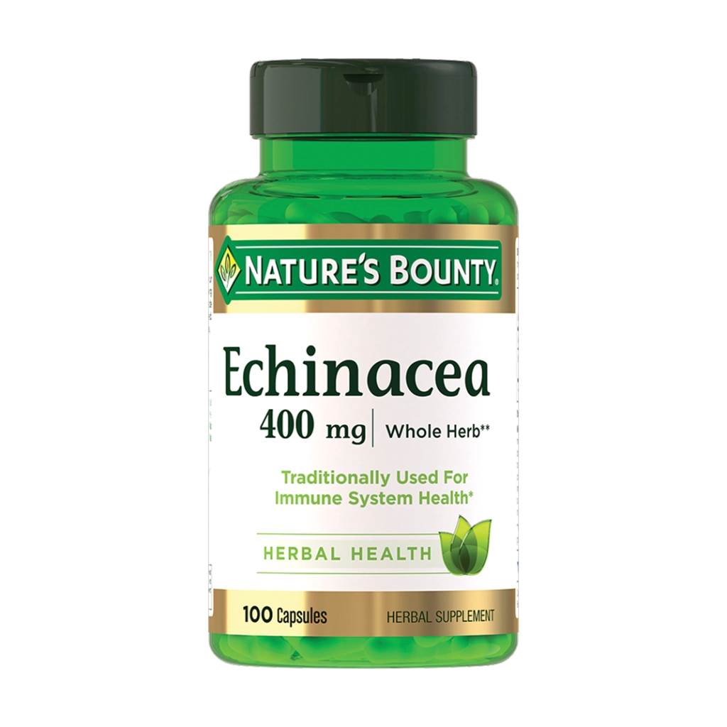 Натуральная эхинацея 400мг капсулы 496мг №100 БАД