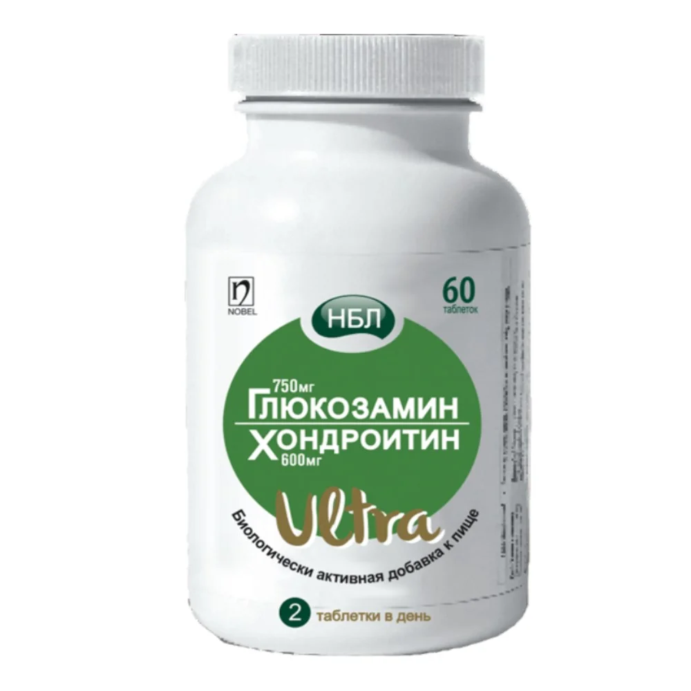 НБЛ Глюкозамин Хондроитин Ультра таблетки 2,309г №60 БАД