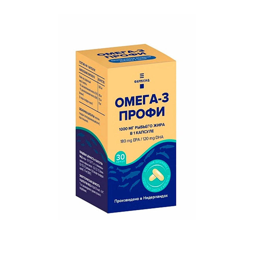 Омега-3 Профи капсулы 1358мг банка №30 БАД