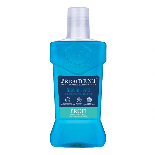 Ополаскиватель для полости рта PRESIDENT®PROFI Sensitive 250мл
