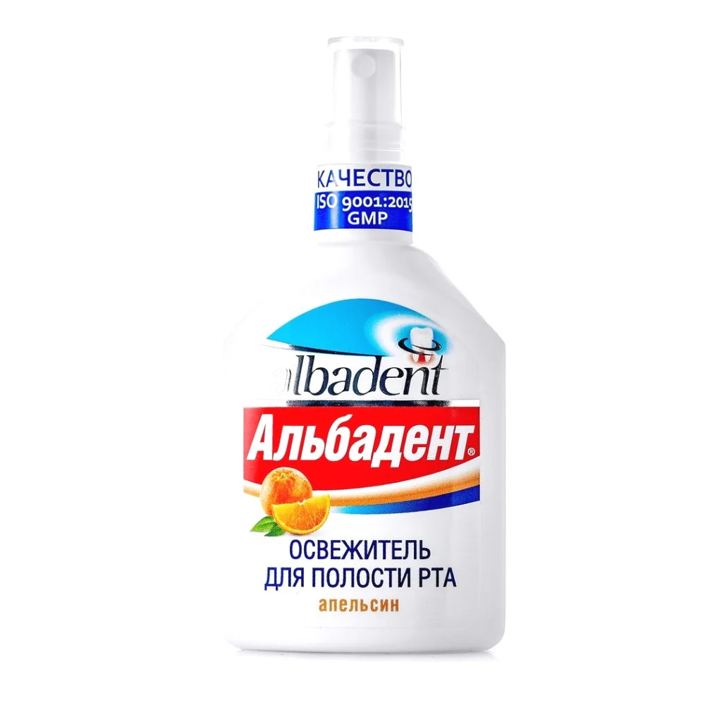 Освежитель для полости рта АЛЬБАДЕНТ Апельсин спрей 35мл