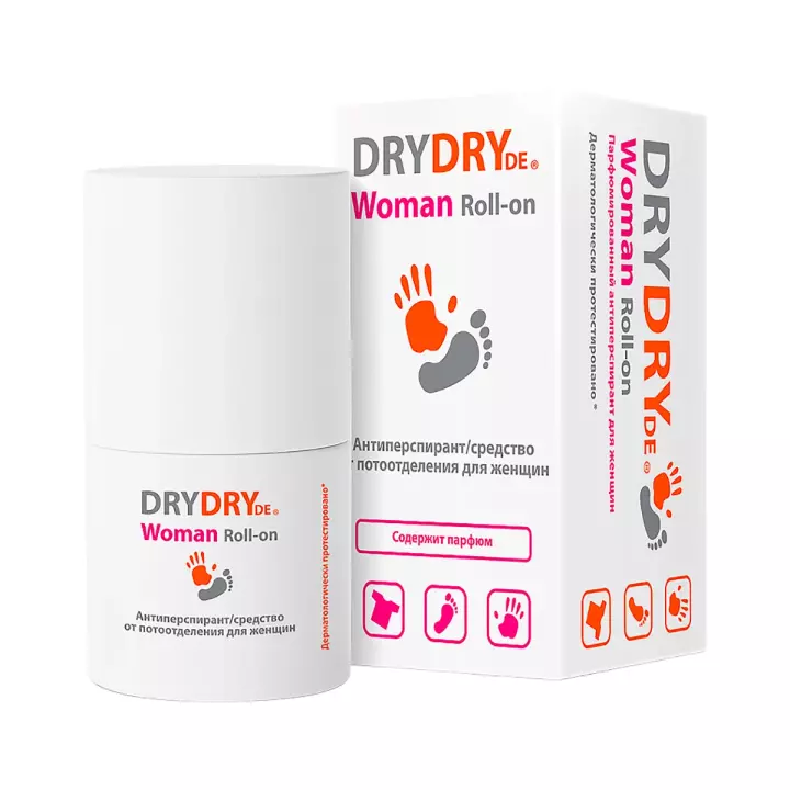 Антиперспирант /средство от потоотделения для женщин DRYDRY DE Woman 50мл