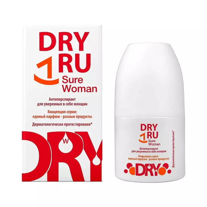 Антиперспирант для уверенных в себе женщин DRY RU Sure Woman 50мл