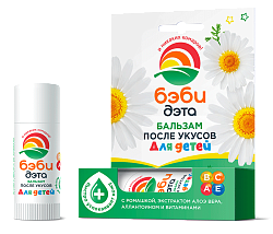 Бальзам -карандаш после укусов насекомых Бэби дэта 10мл
