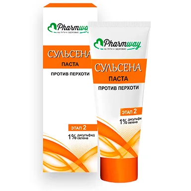 Паста против перхоти 1% Сульсена Pharmway 75мл