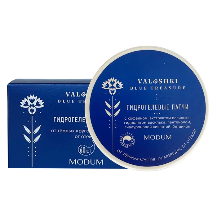 Патчи гидрогелевые Modum VALOSHKI BLUE TREASURE №60