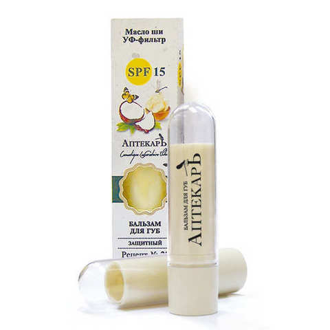 Бальзам для губ защитный АПТЕКАРЬ 4г