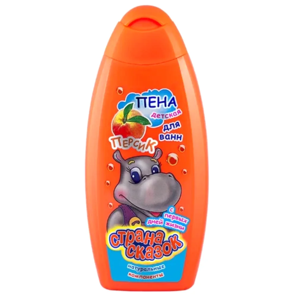 Пена для ванн детская Страна сказок персик 350мл