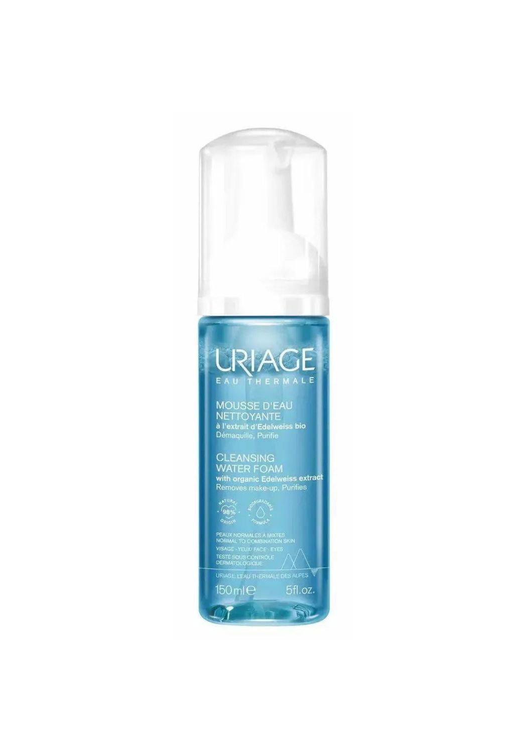 Пенка для лица очищ EAU Thermale/Mousse D'EAU NETTOYANTE EAU THERMALE 150мл