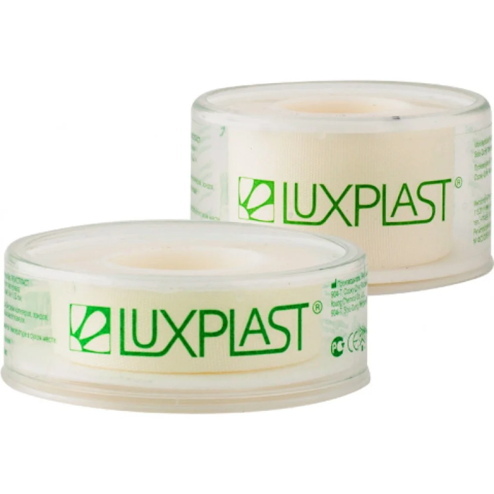 Пластырь Luxplast на шелковой основе 5м 1,25см
