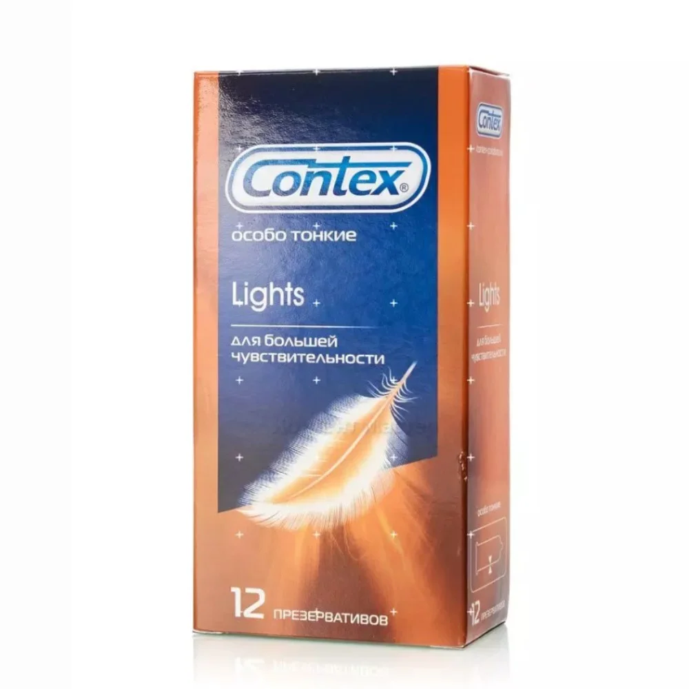 Презервативы Contex Lights особо тонкие №12