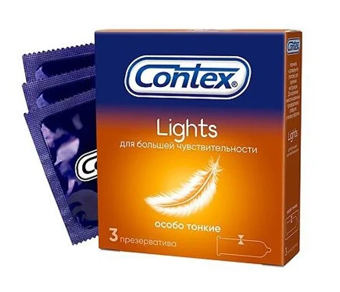 Презервативы Contex Lights особо тонкие №3