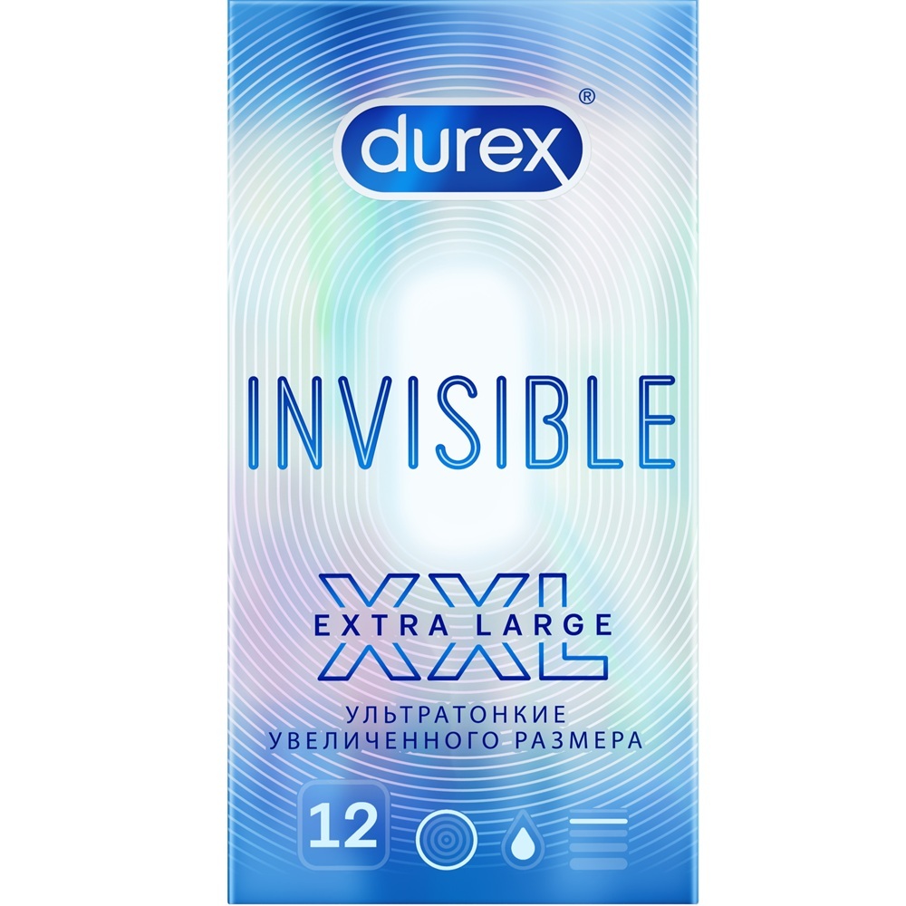 Презервативы Durex №12 Invisible ХХL