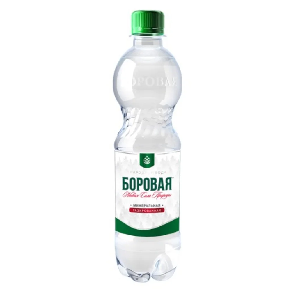 Вода минеральная Боровая газирован. 0,5л
