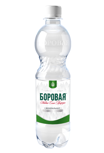 Вода минеральная Боровая негазированная 0,5л