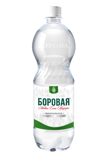 Вода минеральная Боровая негазированная 1л