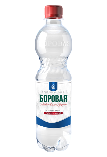 Вода питьевая Боровая природная газированная 0,5л