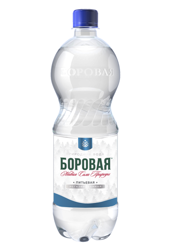 Вода питьевая Боровая природная негазированная 1л