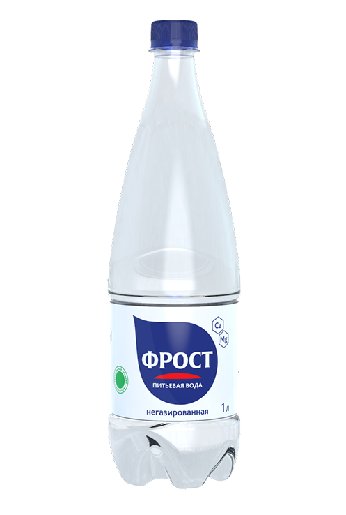 Вода питьевая природная Фрост артезианская  негазированная 1л ПЭТ бутылка