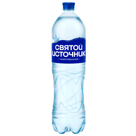 Вода природная питьевая Святой источник газирован. 1,5л ПЭТ бутылка