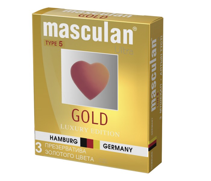 Презервативы Masculan Gold №3