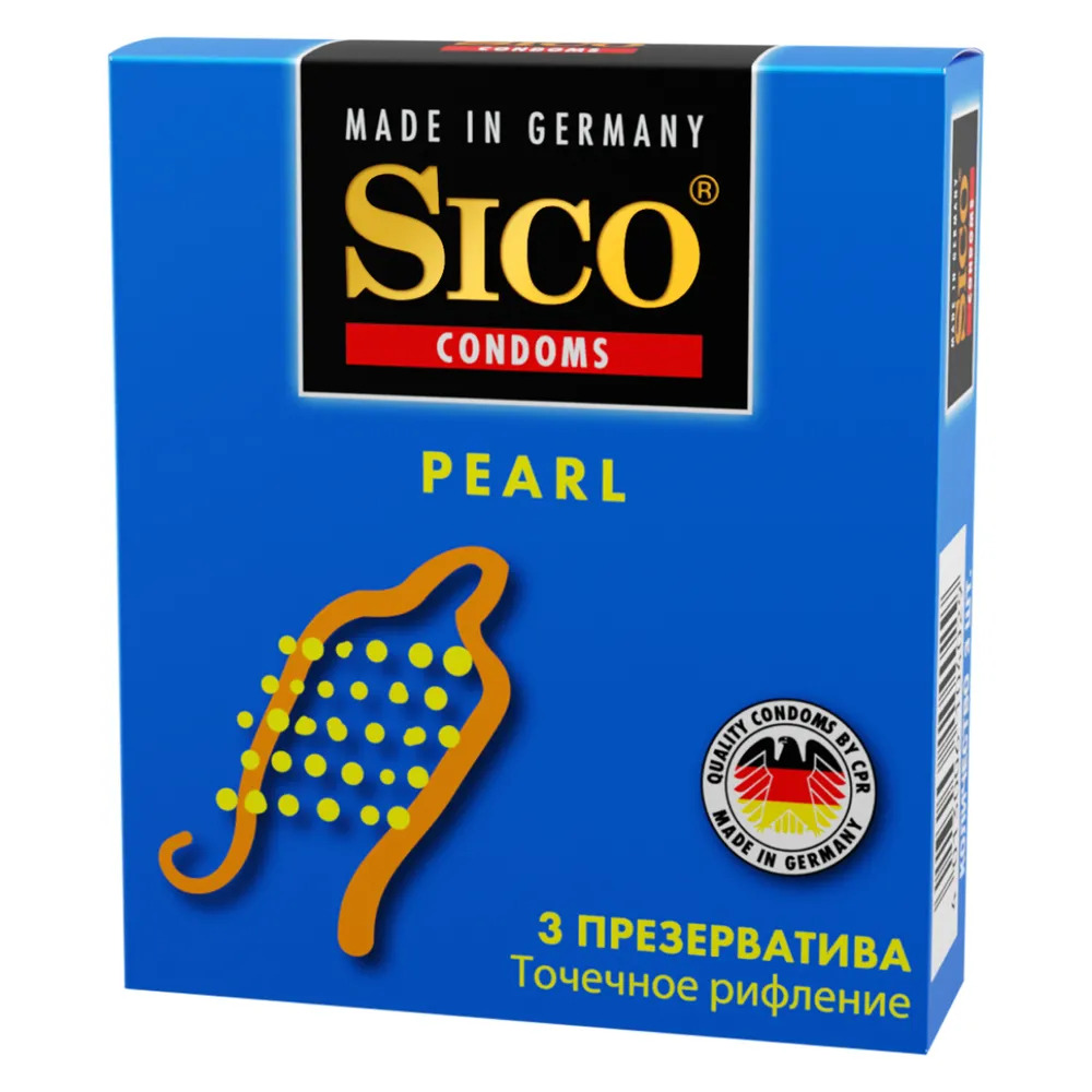Презервативы SICO - PEARL (точечное рифления) №3