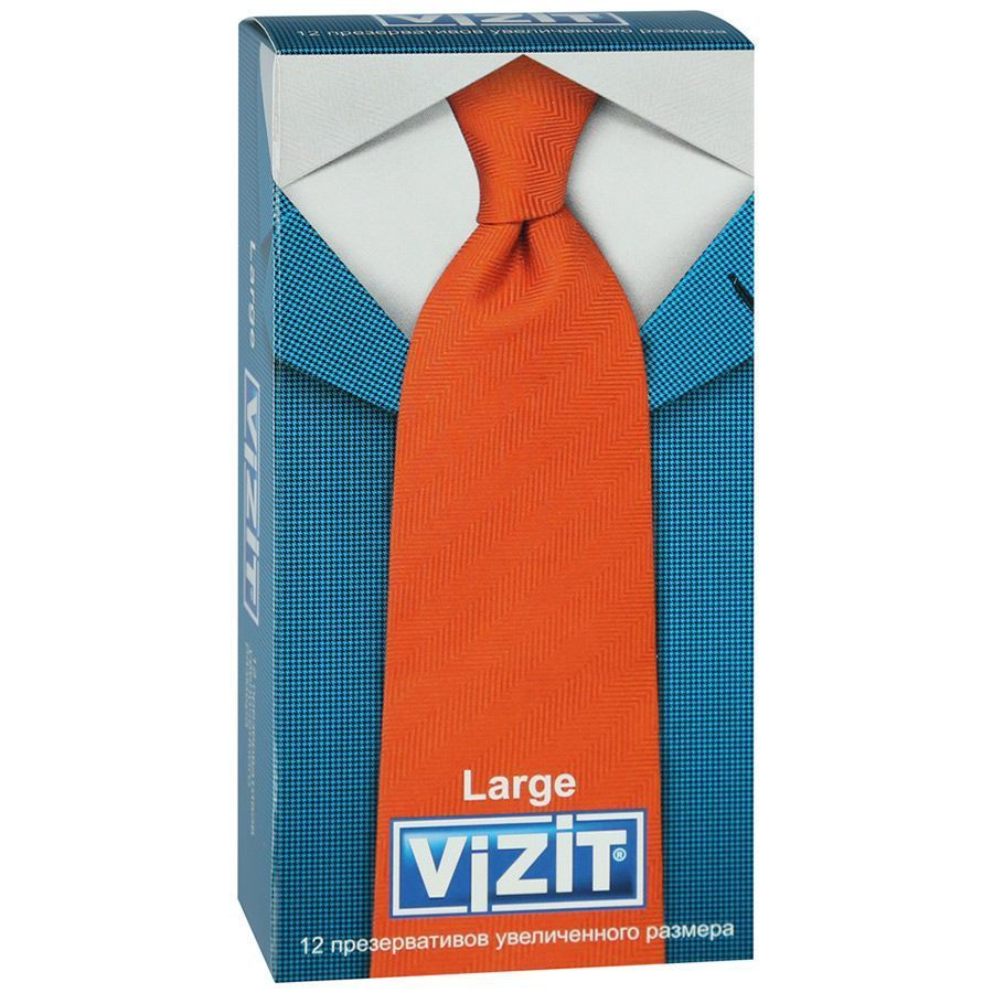 Презервативы Vizit Large увеличенного размера №12