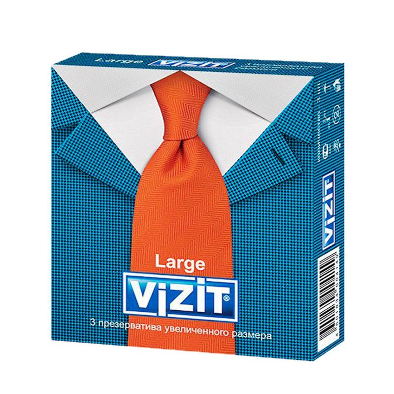 Презервативы Vizit Large увеличенного размера №3