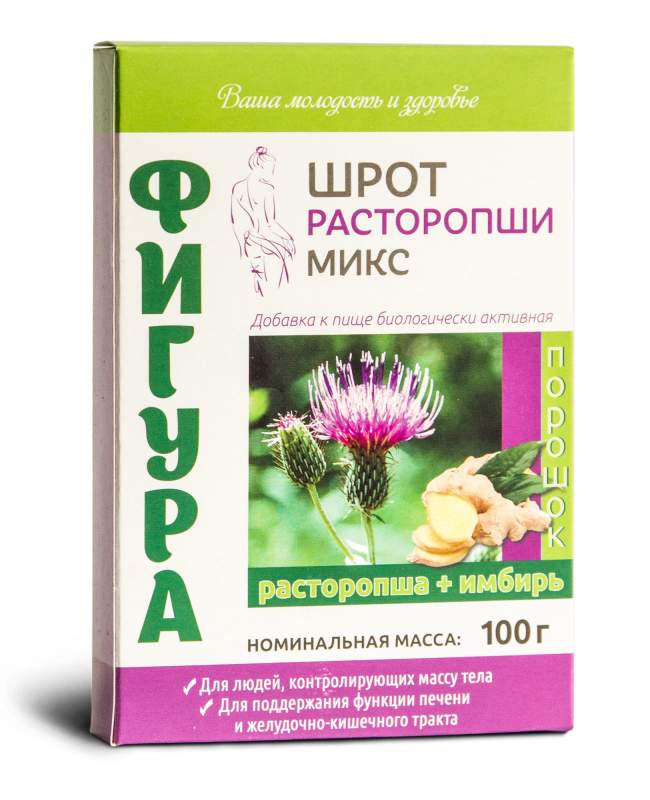 Расторопши шрот микс Фигура 100г БАД