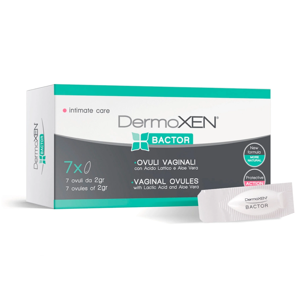 Свечи вагинальные Dermoxen Bactor 2г №7