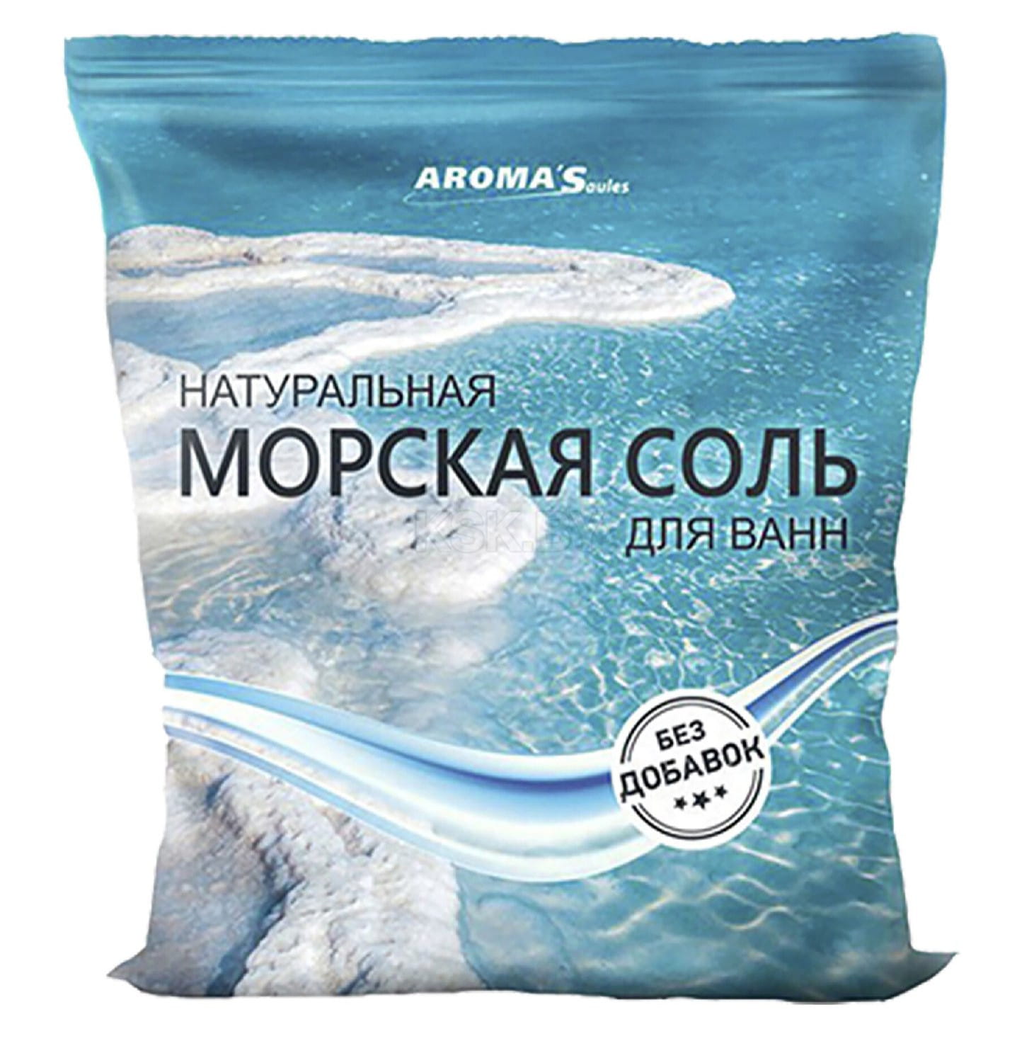 Соль морская для ванн без добавок 1кг