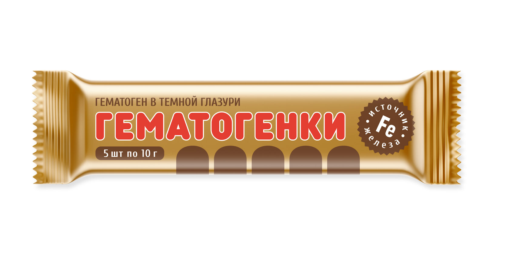 Гематоген в темной глазури (Гематогенки) 10г №5 БАД