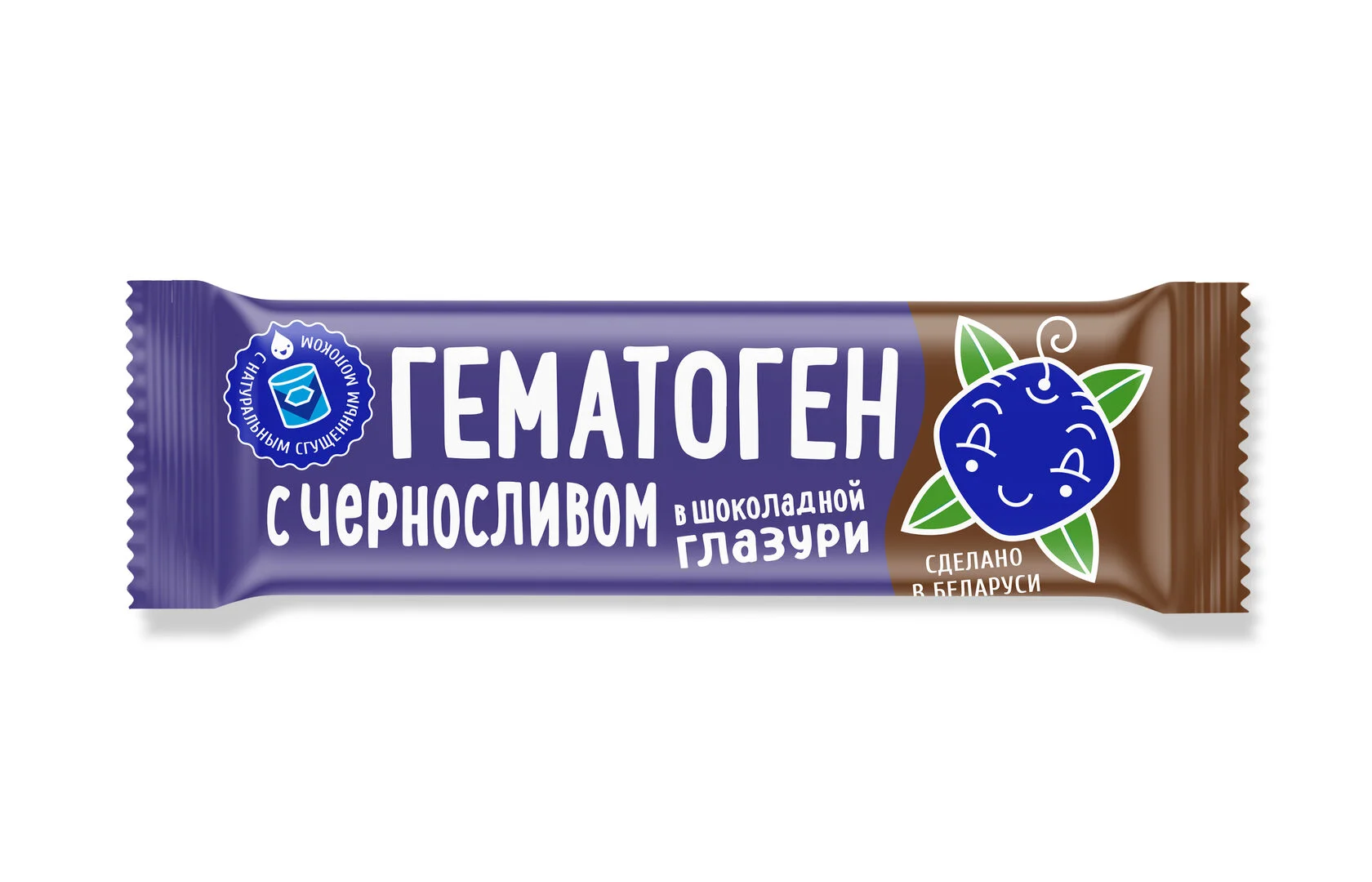 Гематоген с черносливом в темной глазури 40 г БАД