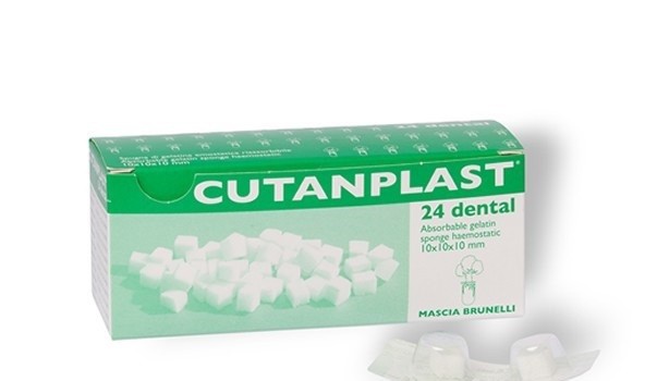 Губка гемостатическая желатиновая Cutanplast стерильн. Dental 10мм 10мм 10мм №1