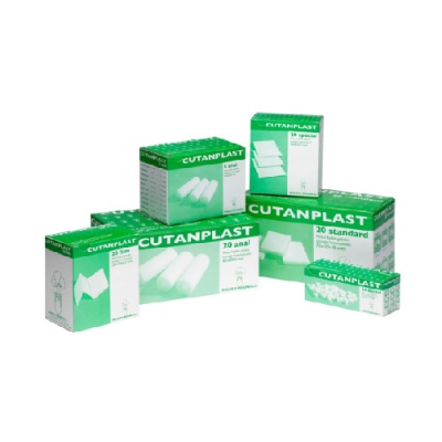 Губка гемостатическая желатиновая Cutanplast стерильн. Small 50мм 30мм 10мм №1