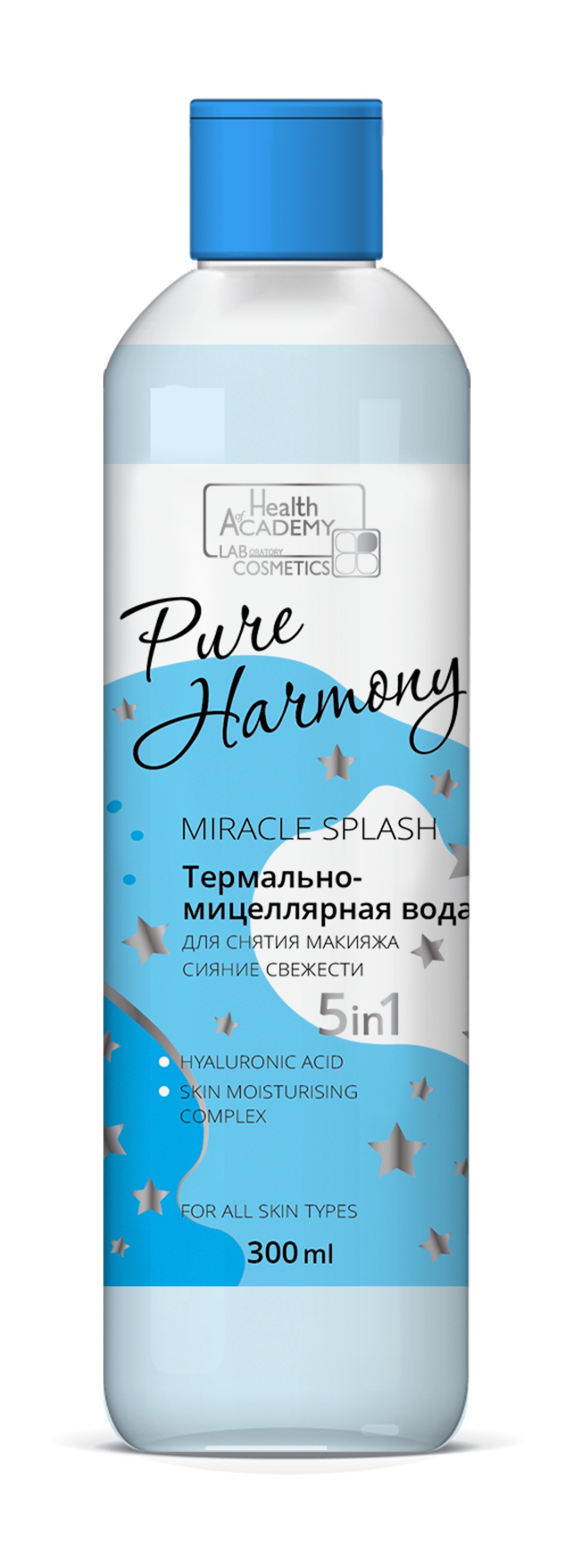 Термально-мицеллярная вода 300мл для снятия макияжа Сияние свежести  PURE HARMONY