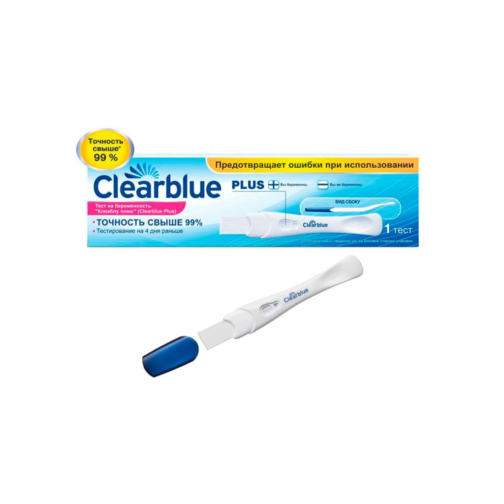 Тест на беременность Clearblue №1 Plus