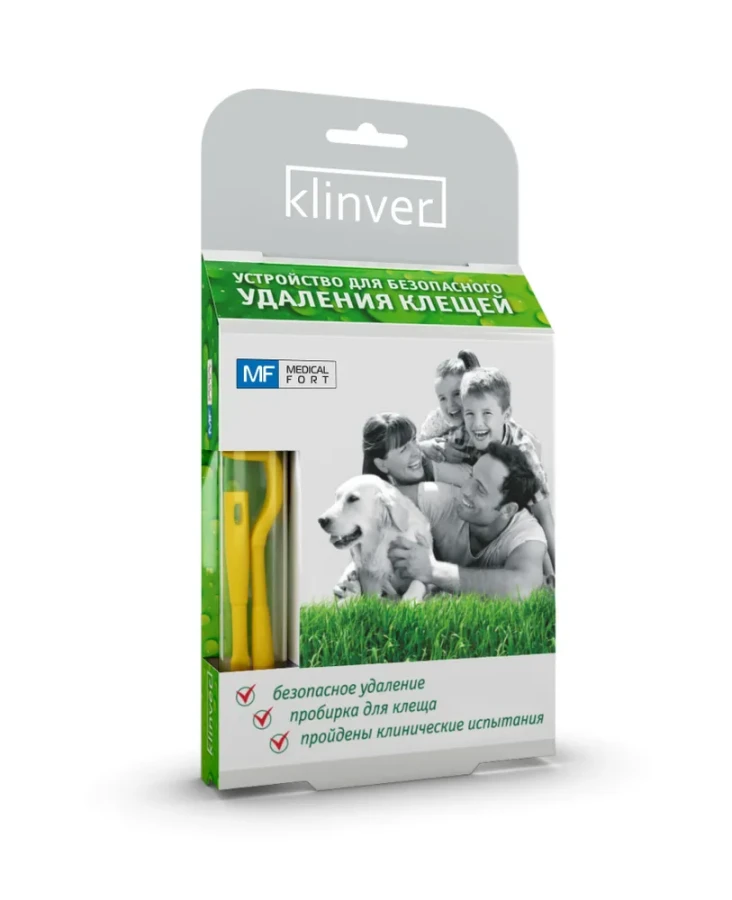 Устройство для удаления клещей Klinver с пробиркой