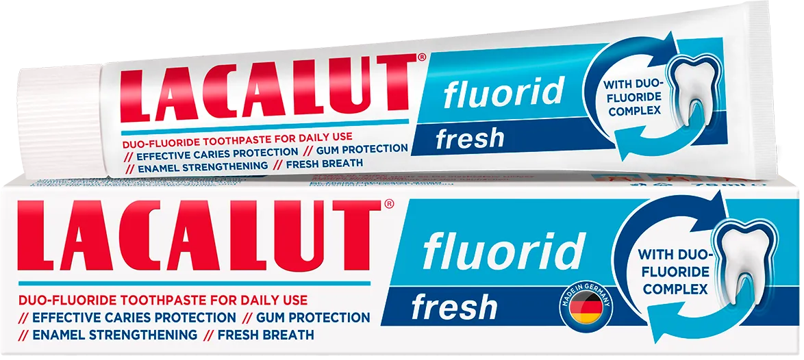 Зубная паста LACALUT fluorid fresh 75мл