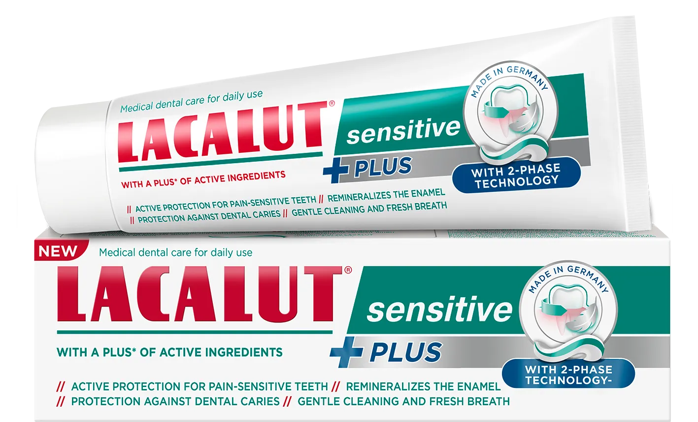 Зубная паста LACALUT sensitive plus 75мл