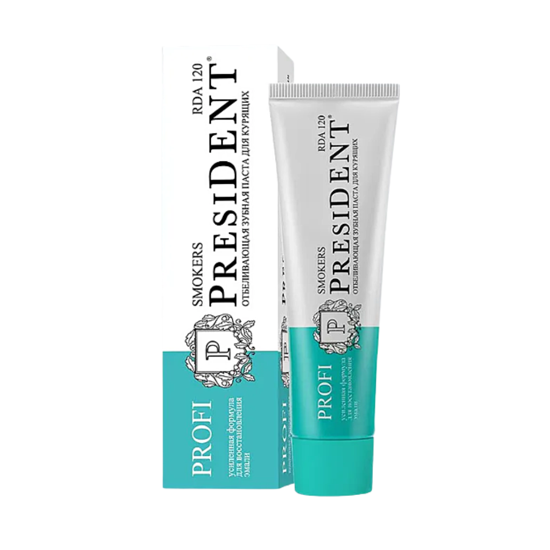 Зубная паста PRESIDENT®PROFI Smokers 50мл