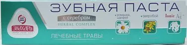 Зубная паста Знахарь Лечебные травы 124г