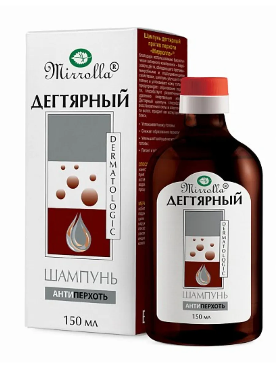 Шампунь Дегтярный Mirrolla 150мл