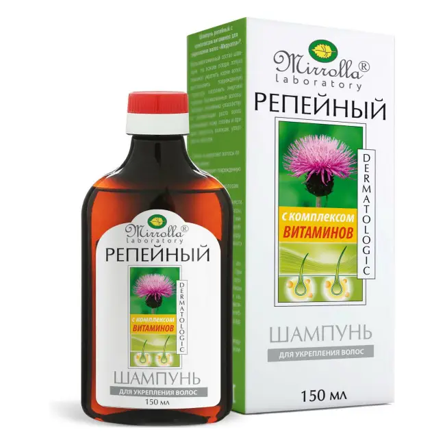 Шампунь Дегтярный с экстрактом Корня репейника и Крапивы150мл