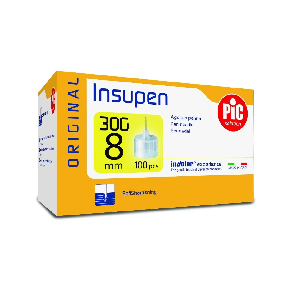 Игла  для шприц-ручек Pic Insupen Original 30G (0,30*8 mm) №100