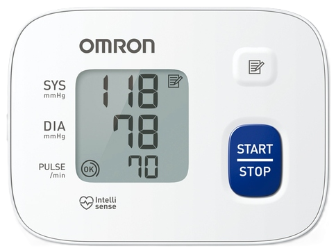 Измеритель артериальн. давления и частоты пульса  OMRON автомат. HEM- 6160-E (RS1) на запястье
