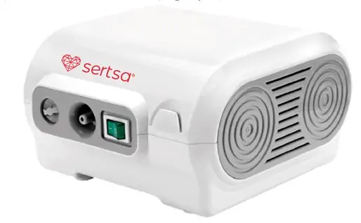 Ингалятор аэрозольный компрессорный портативный Sertsa с принадлежностями Air Basic (BC68001) 