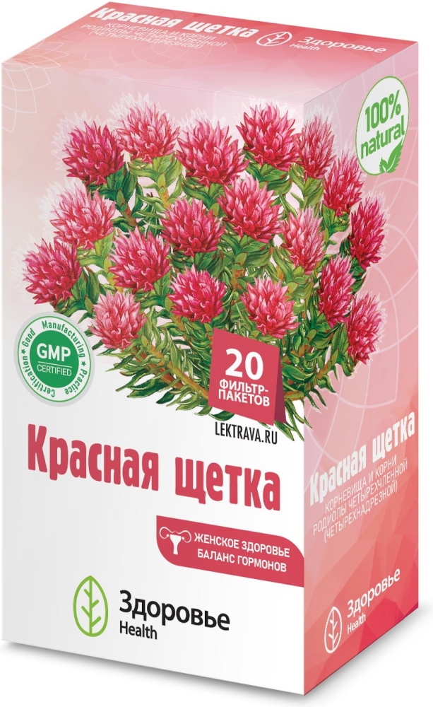 Красная щетка ф/пак 1,5г №20 Бад