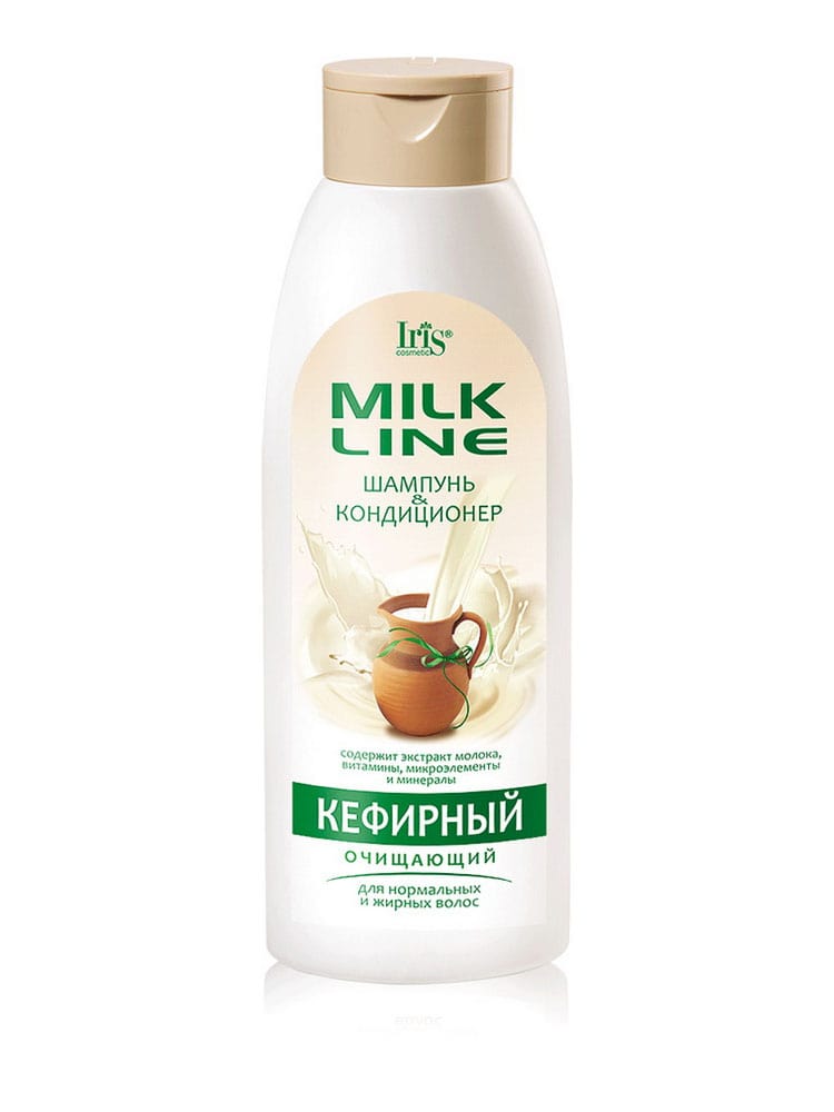 Шампунь-кондиционер Кефирный MILK LINE 500мл